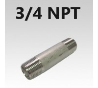 3/4 NPT Type 316 Stainless Pipe Nipples